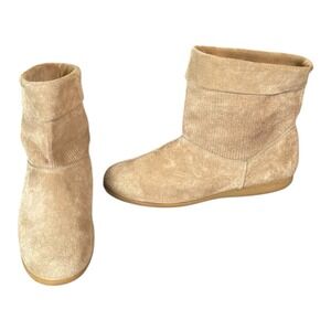 Sugar Foots Quints Women's Booties Boots Tan Colored Size 7.5